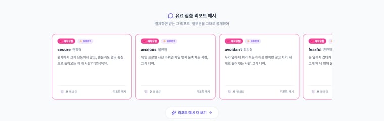 심층 리포트 예시 — 결제 전에 앞부분을 공개한다
